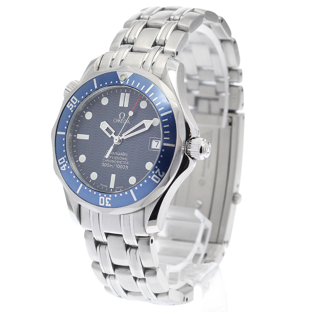OMEGA Seamaster300 2551.80 Date Navy Dial Automatic Boy's Watch_942989