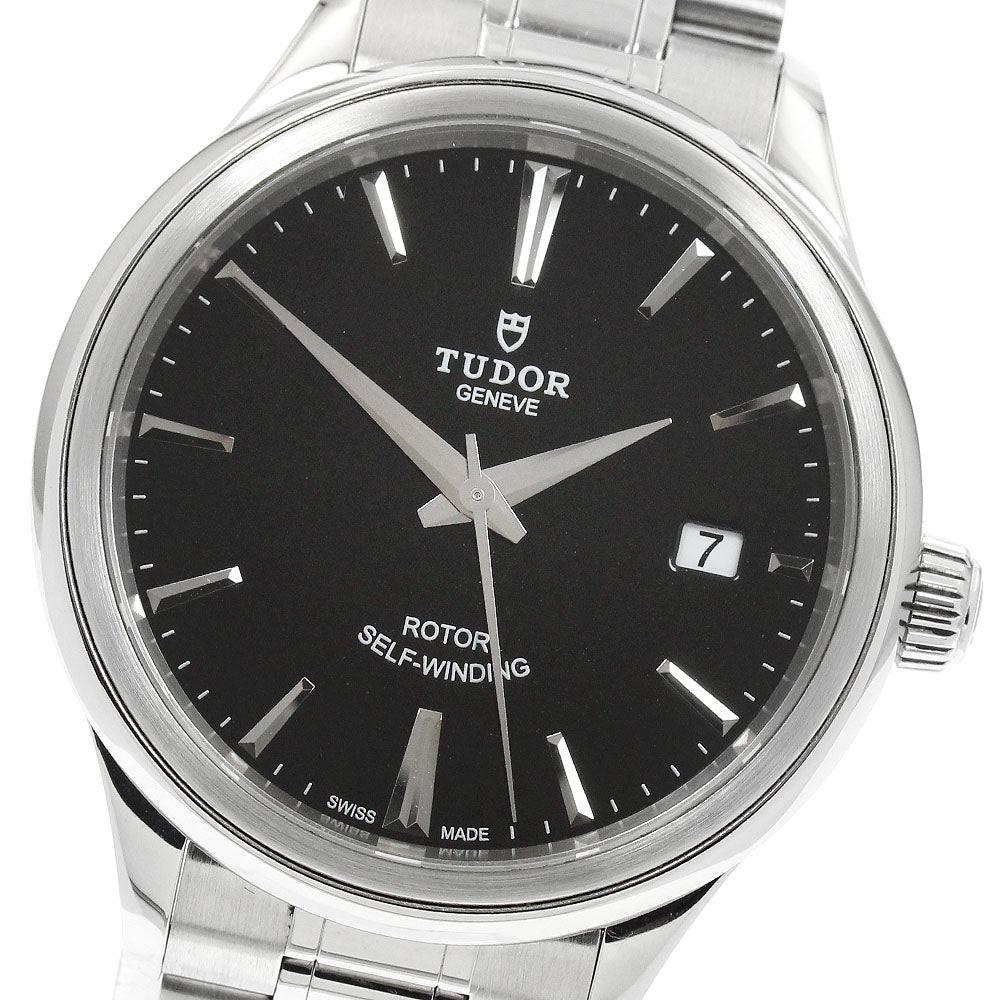 TUDOR Style 12500 Date Black Dial Automatic Men's Watch_942992