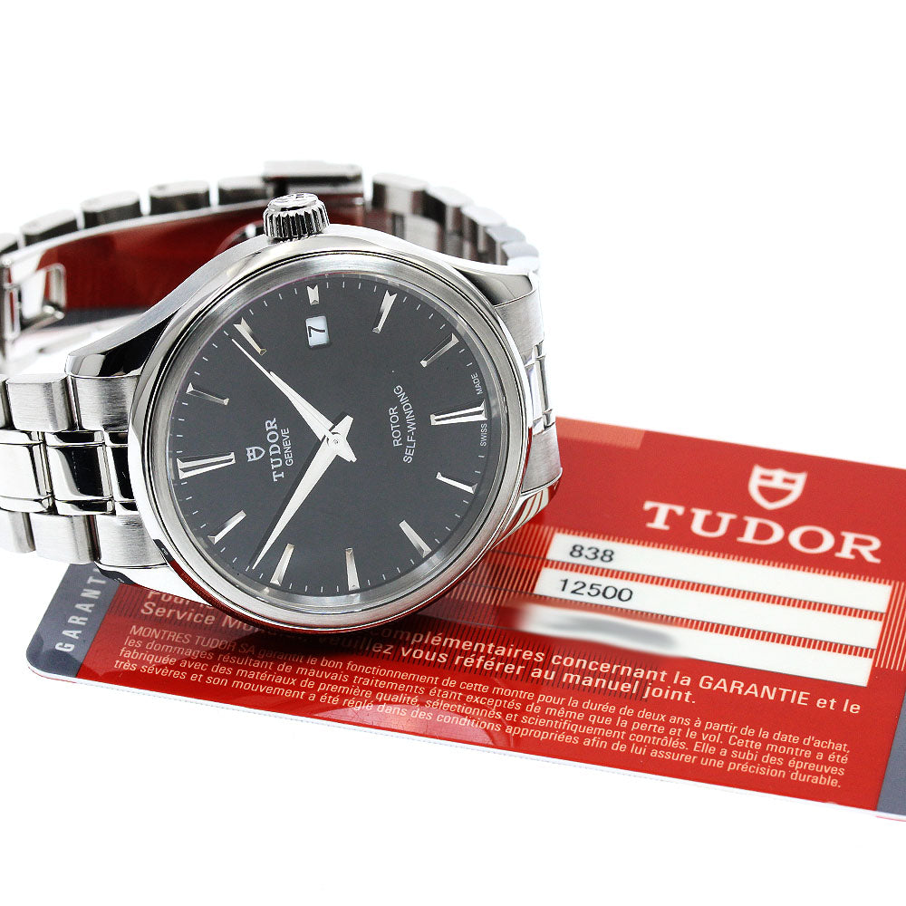 TUDOR Style 12500 Date Black Dial Automatic Men's Watch_942992