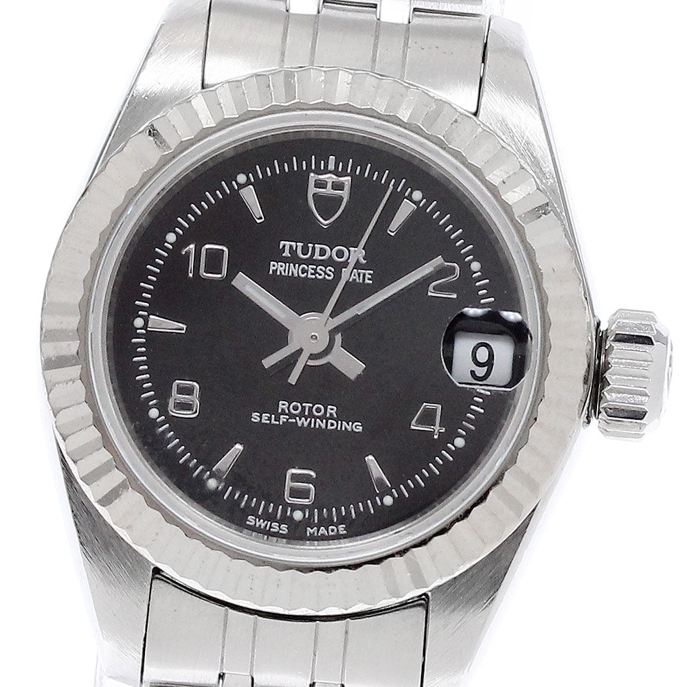 TUDOR Princess Date 92514 WG bezel black Dial Automatic Ladies Watch_942998