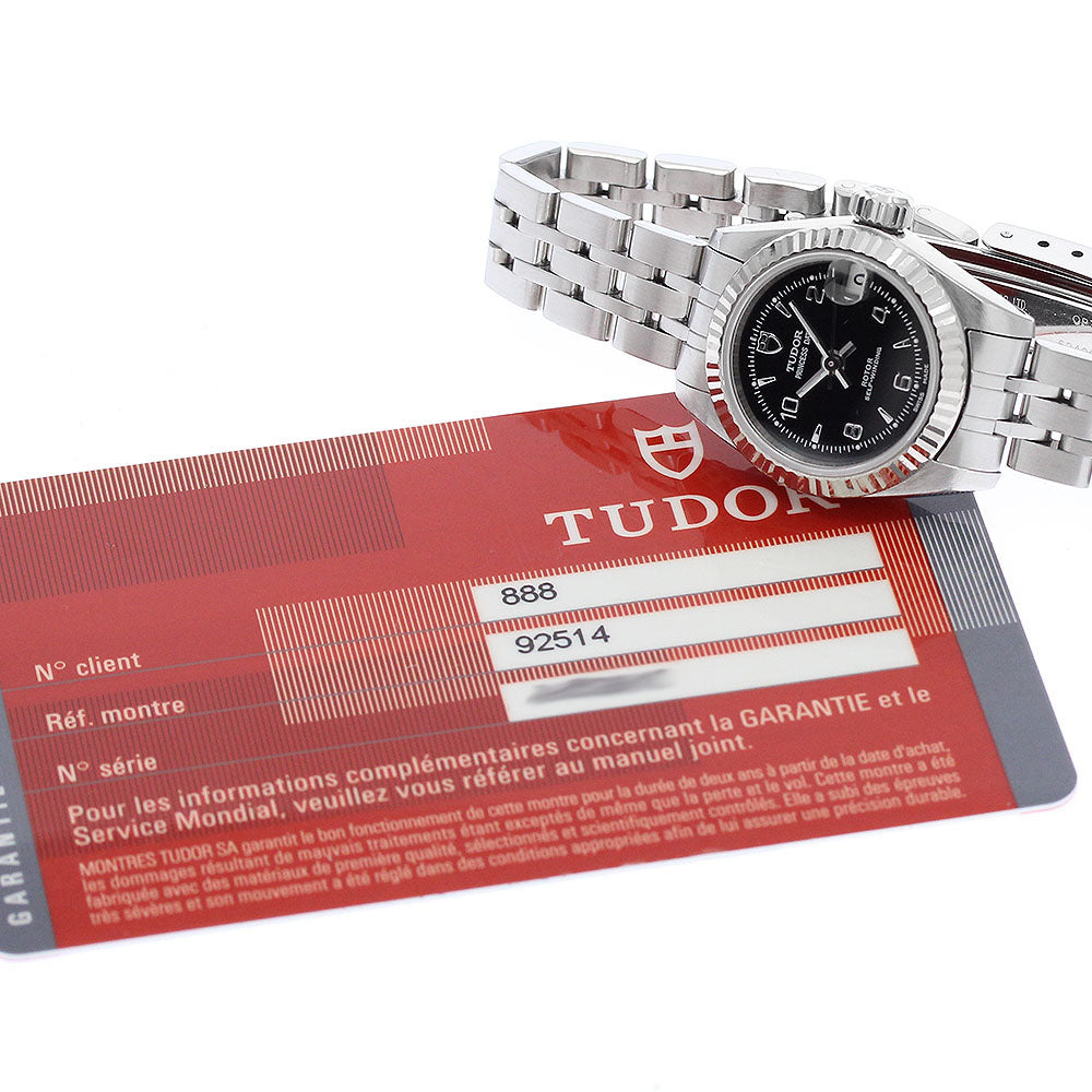 TUDOR Princess Date 92514 WG bezel black Dial Automatic Ladies Watch_942998
