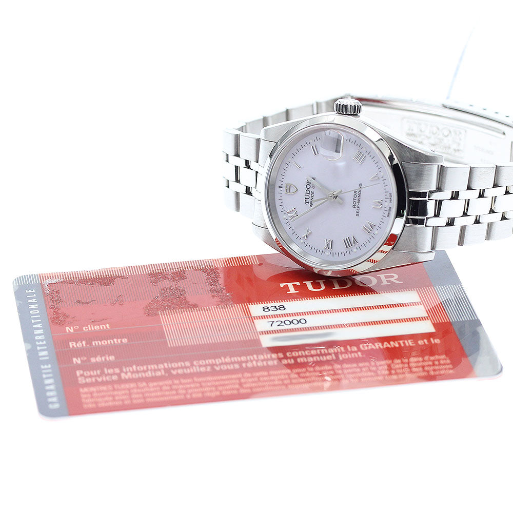 TUDOR Prince Date 72000 white Dial Automatic Boy's Watch_943001
