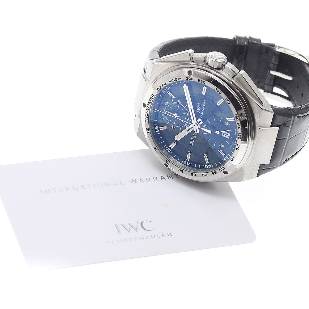 IWC SCHAFFHAUSEN Big ingenieur IW378406 Chronograph black Dial Automatic Men's Watch_943006
