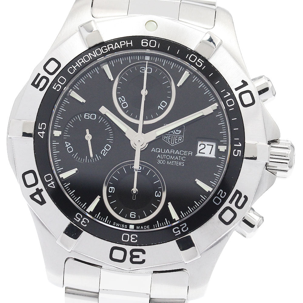 TAG HEUER Aqua racer CAF2110 Chronograph black Dial Automatic Men's Watch_943029