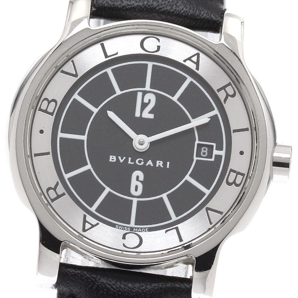 BVLGARI Solo tempo ST29S Date black Dial Quartz Ladies Watch_943035
