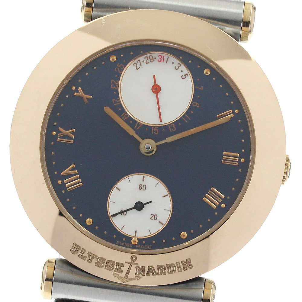 Ulysse Nardin Newton 155-22 Navy/white shell Dial Automatic Men's Watch_943066