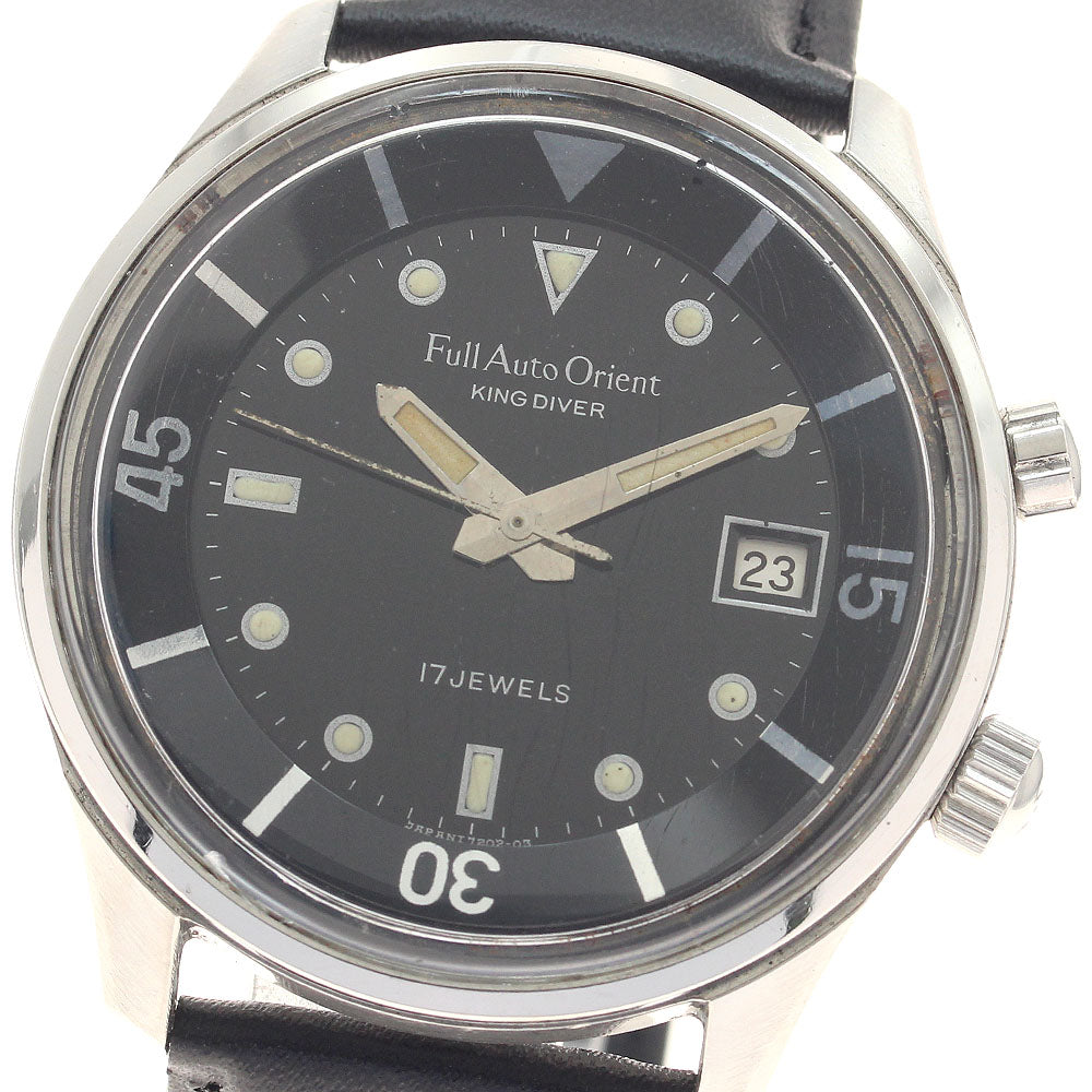 ORIENT Full auto orient king diver T19202 Date Black Dial Automatic Men's_943074