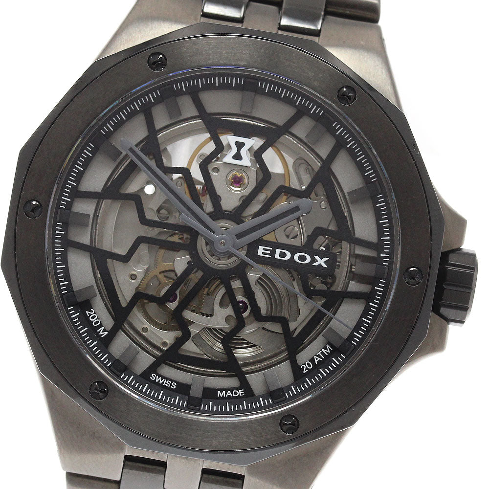 EDOX Delphin Meccano 85303 skeleton Dial Automatic Men's Watch_943080