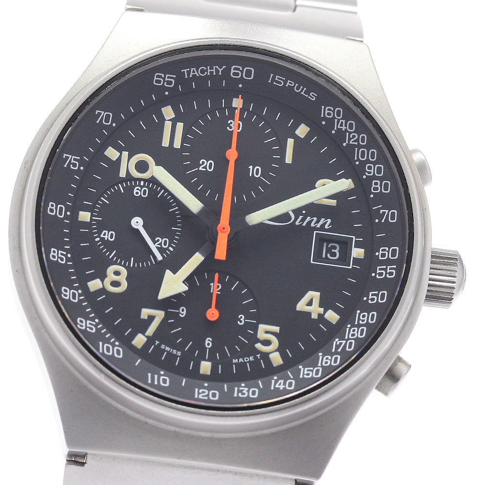 Sinn 144 GMT 322 Chronograph Date black Dial Automatic Men's Watch_943081