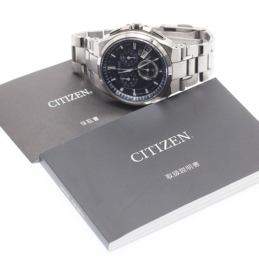 CITIZEN Atessa BY0040-51L Eco Drive Solar Powered Radio Men's Watch_943086