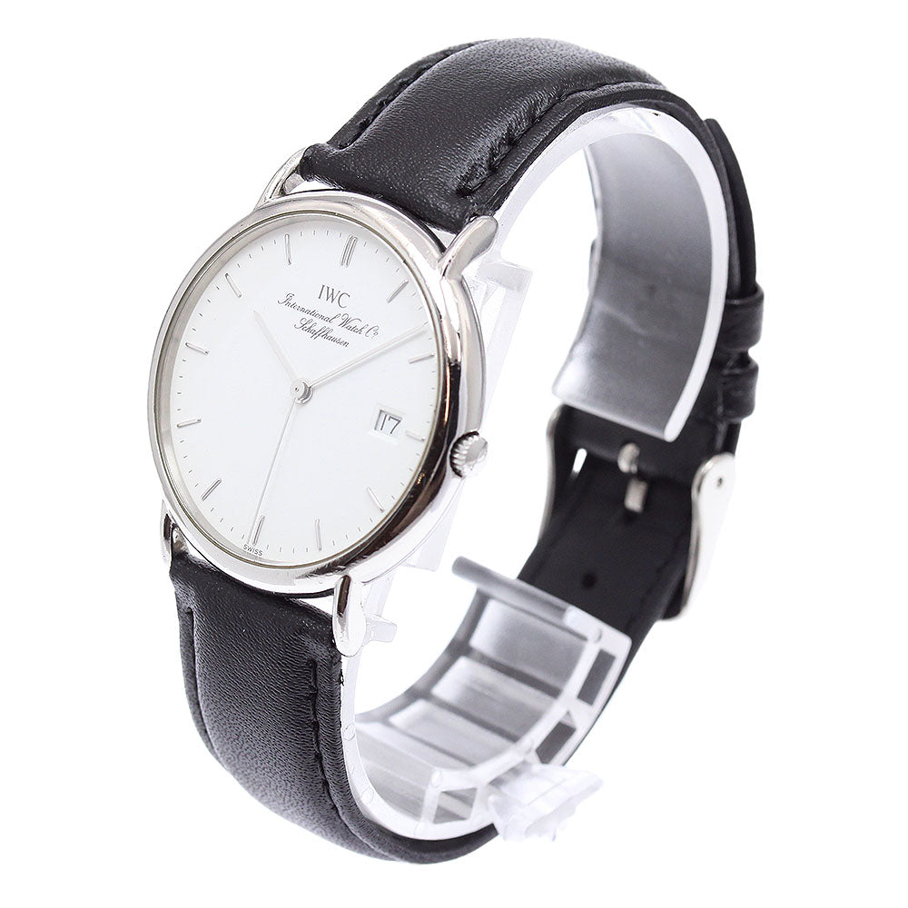 IWC SCHAFFHAUSEN Portofino IW333106 Date white Dial Quartz Men's Watch_943093