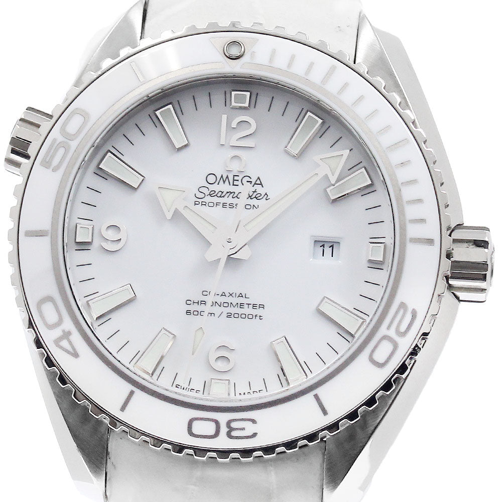OMEGA Seamaster Planet Ocean 232.33.38.20.04.001 Date white Dial Automatic Ladies Watch_943097