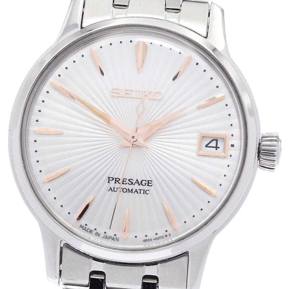 SEIKO Presage Cocktail Time Spritzer SRP855J1/4R35-02T0 Date Silver Dial Automatic Boy's Watch_943109
