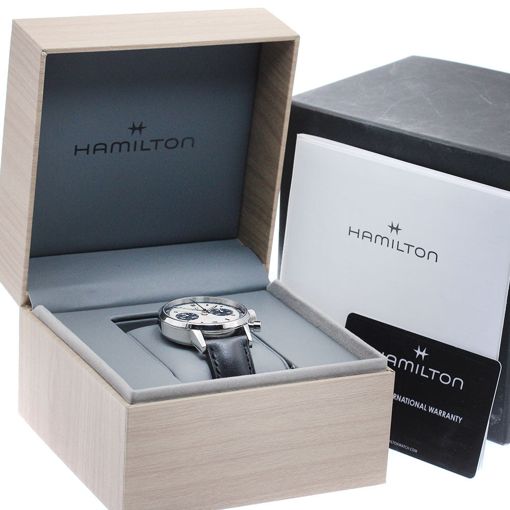HAMILTON Intramatic H384160 Date Beige / black Dial Automatic Men's Watch_943110