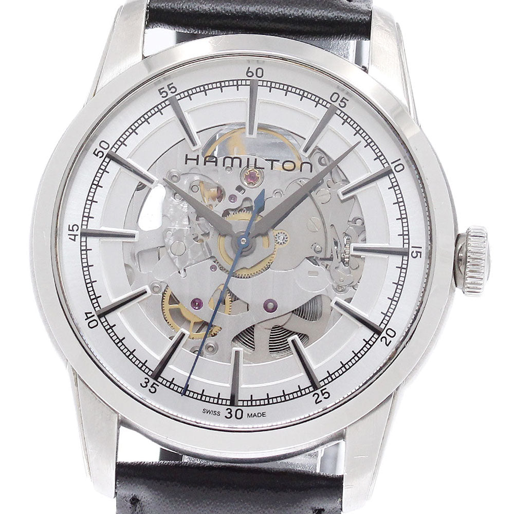 HAMILTON Rail road H406550 skeleton skeleton Dial Automatic Men's Watch_943115