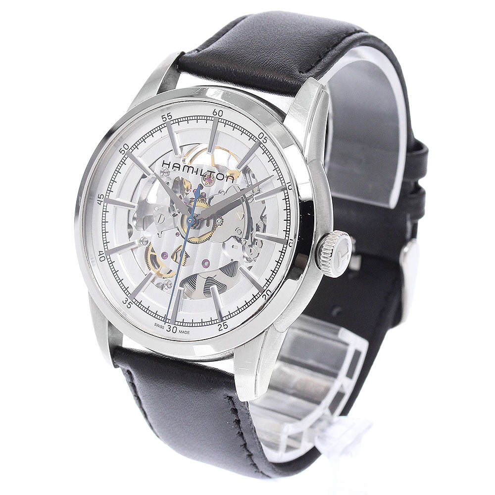 HAMILTON Rail road H406550 skeleton skeleton Dial Automatic Men's Watch_943115