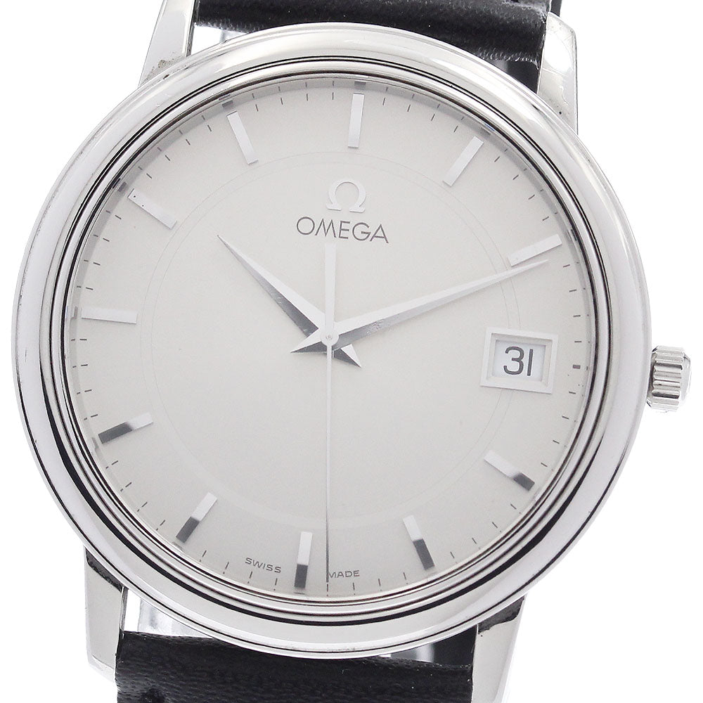 OMEGA De Ville Prestige 4510.31 Date Silver Dial Quartz Men's Watch_943145