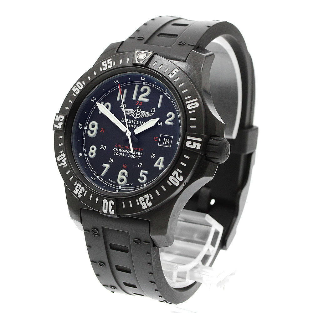 BREITLING Colt Sky Racer X74320 Date black Dial Quartz Men's Watch_943153