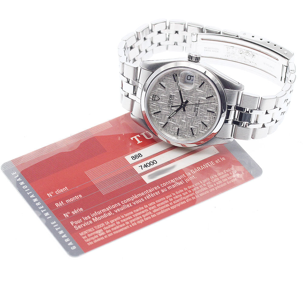 TUDOR Prince Date 74000N Silver Dial Automatic Men's Watch_943188