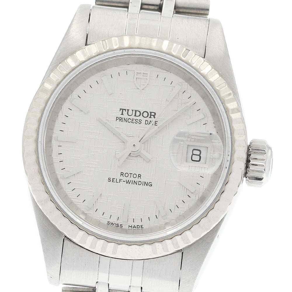 TUDOR Princess date 92414 WG bezel Silver Dial Automatic Ladies Watch_943192