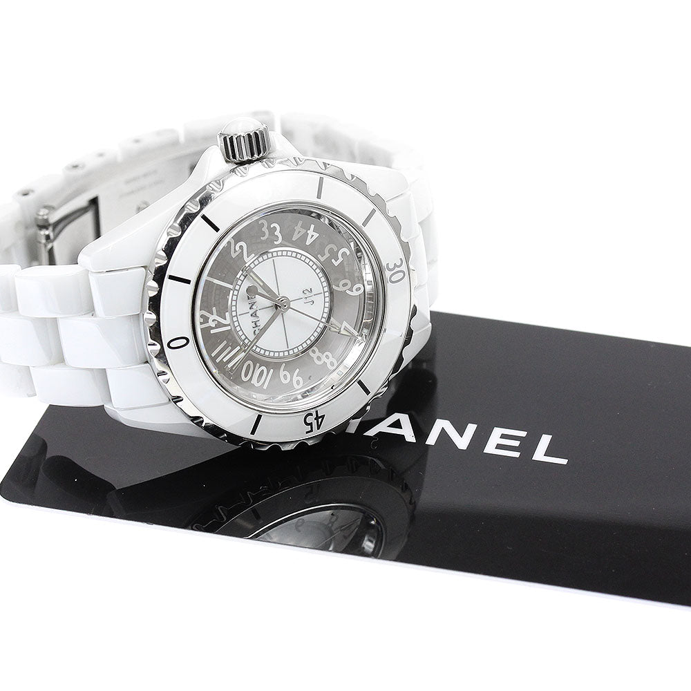 CHANEL J12 Mirror H4861 White Ceramic Quartz Ladies Watch_943195