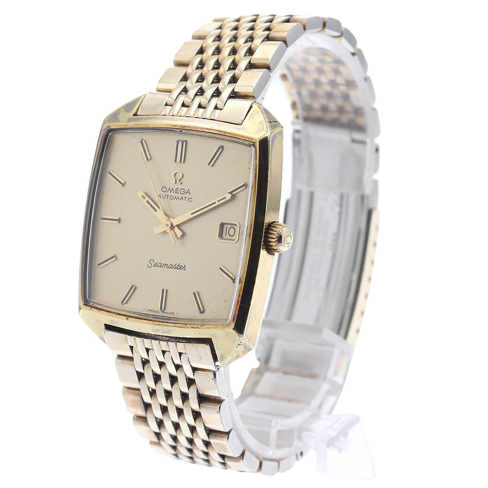 OMEGA Seamaster Square Date gold Dial Automatic Men's Watch_943223