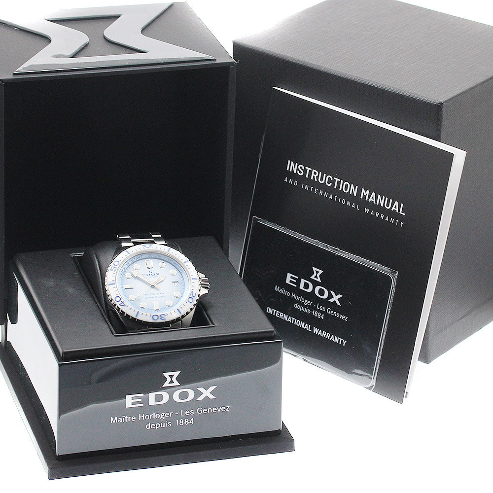 EDOX Neptunian Grande Reserve Date 80801 blue Dial Automatic Men's Watch_943237