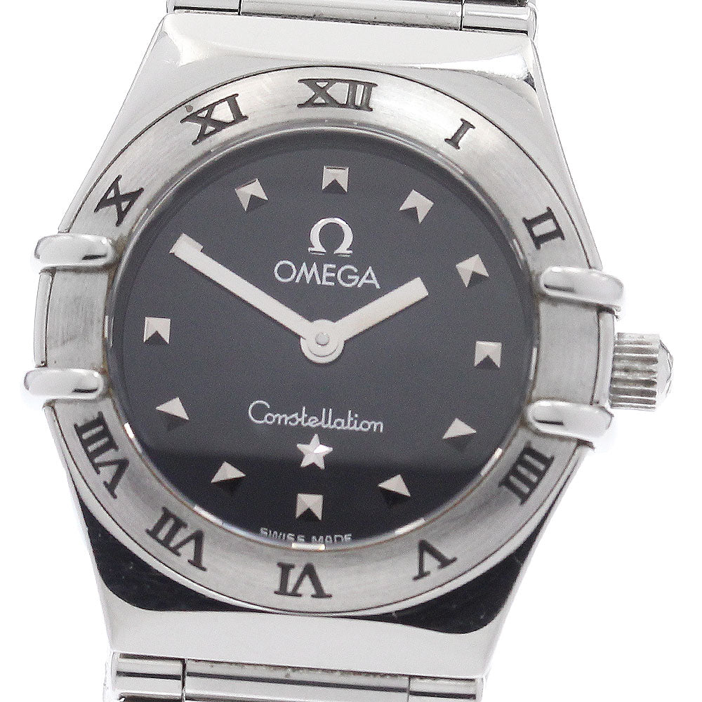 OMEGA Constellation Mini My Choice black Dial Quartz Ladies Watch_943263