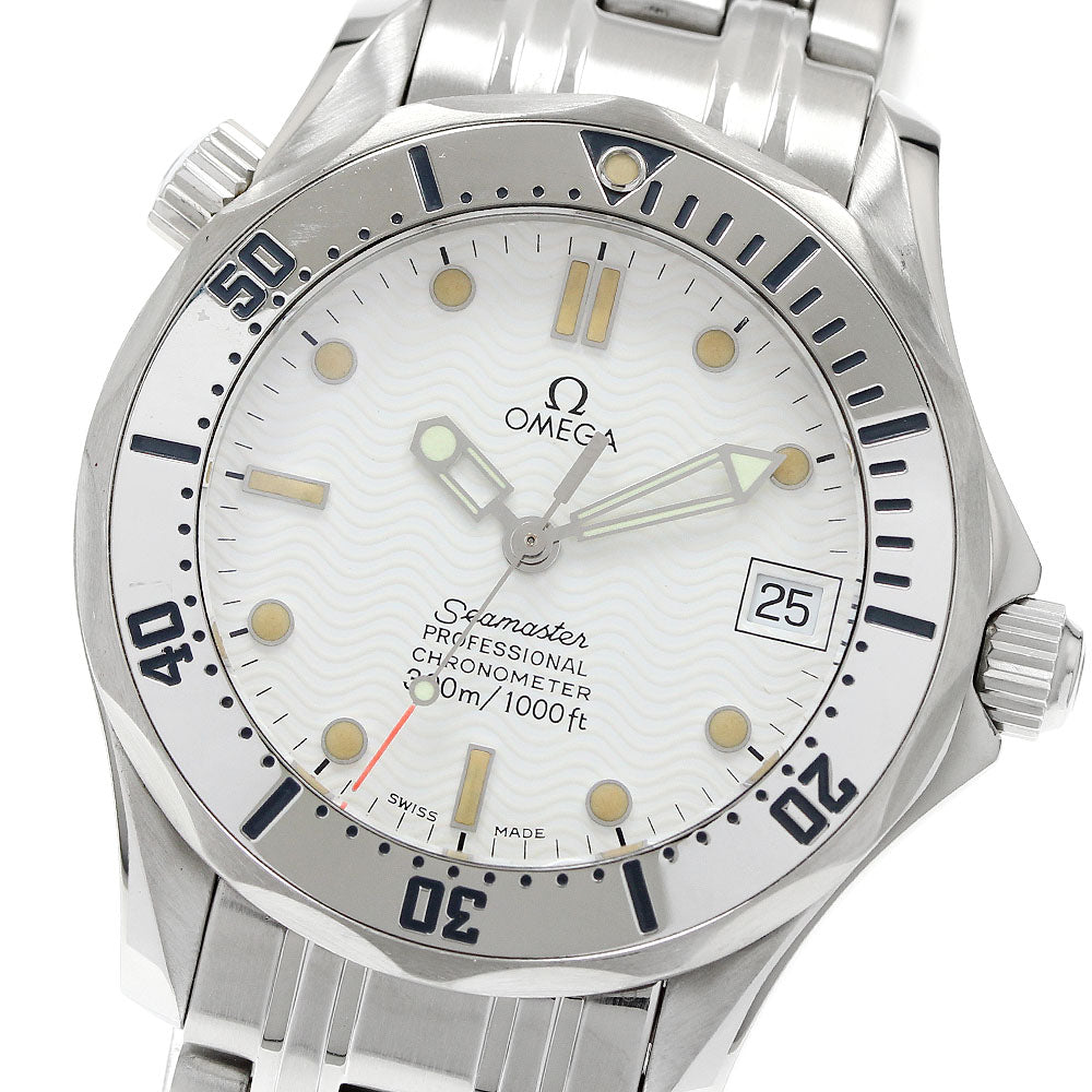 OMEGA Seamaster300 2552.20 Date white Dial Automatic Boy's Watch_943267