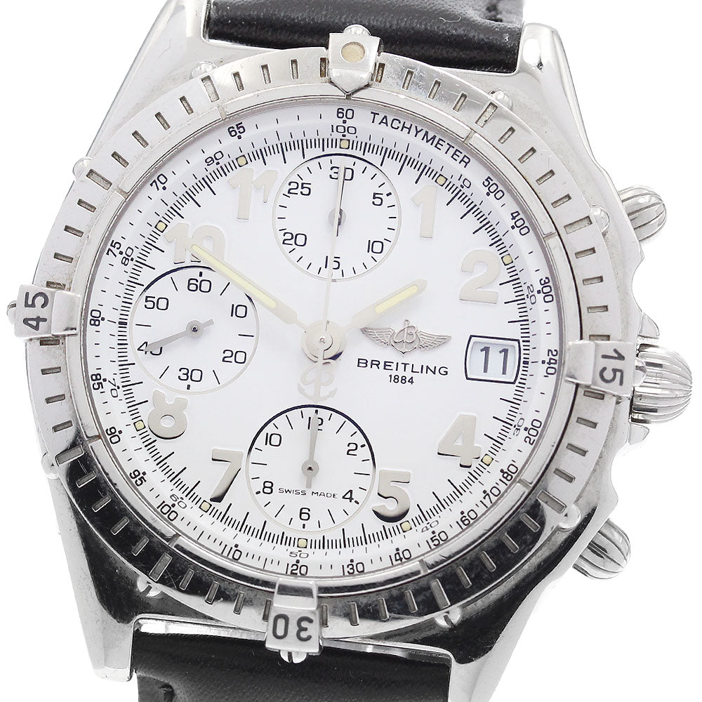 BREITLING Chronomat A13050.1 Chronograph white Dial Automatic Men's Watch_943274