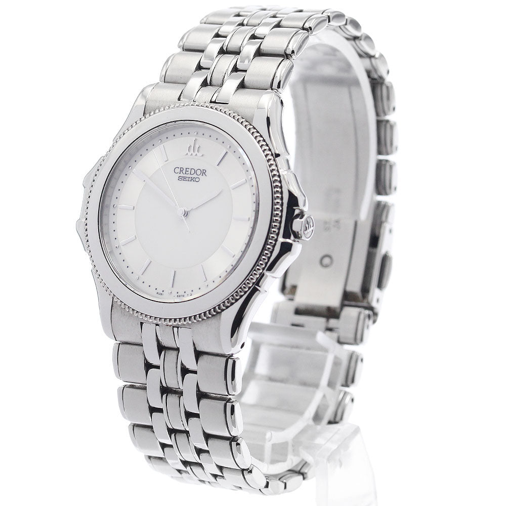 SEIKO CREDOR Pacificique GCBR035/8J81-6B70 K18WGBezel Quartz Men's Watch_943305