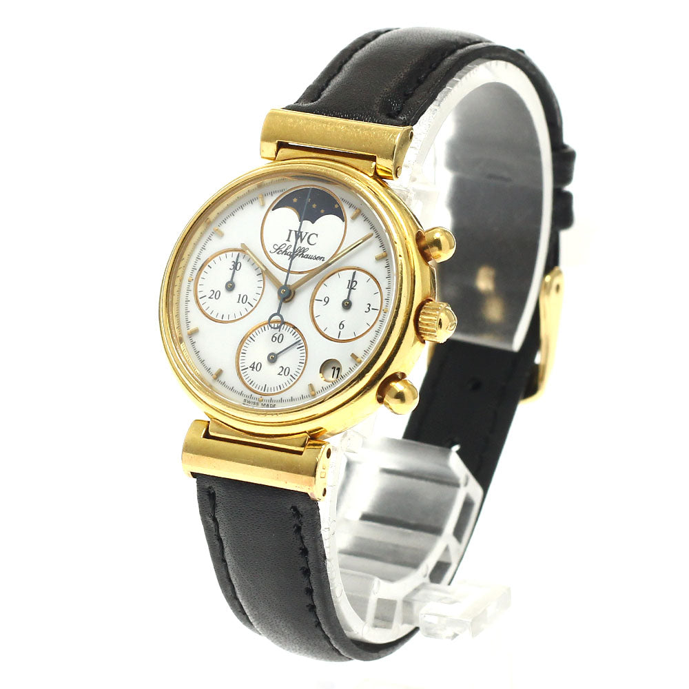 IWC IWC SCHAFFHAUSEN IW373501 ダヴィンチ K18YG クロノグラフ デイト クォーツ レディース _943327 IWC IWC SCHAFFHAUSEN IW373501 ダヴィンチ K18YG クロノグラフ デイト
