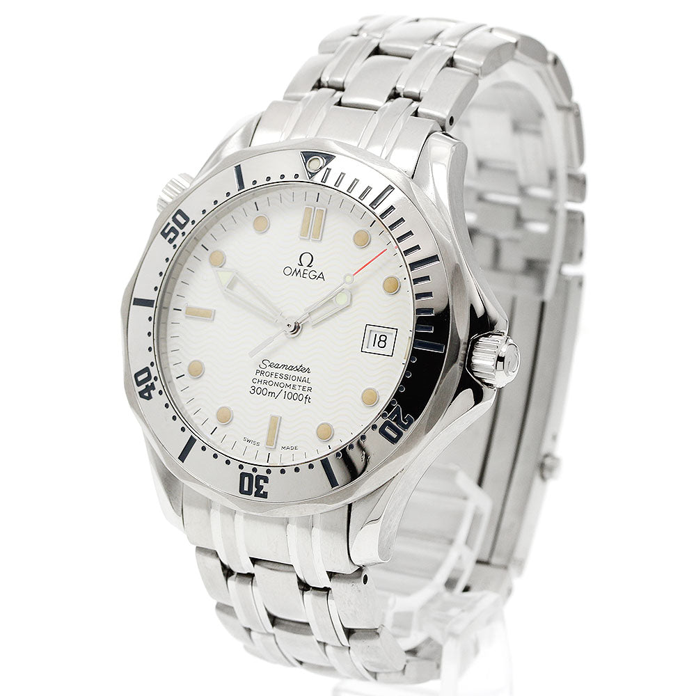 OMEGA Seamaster300 2532.20 Date White Dial Automatic Men's Watch_943329