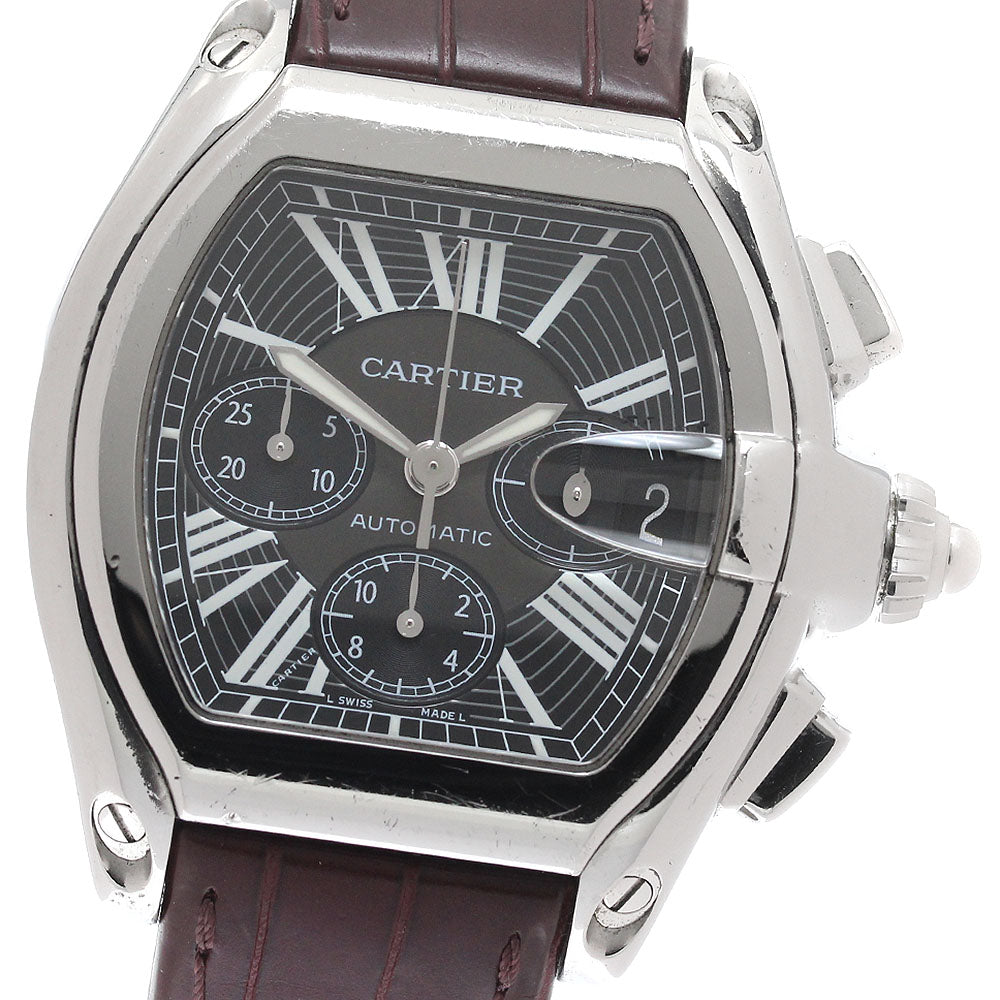 CARTIER Roadster Chronograph XL W62020X6 black Dial Automatic Men's Watch_943335