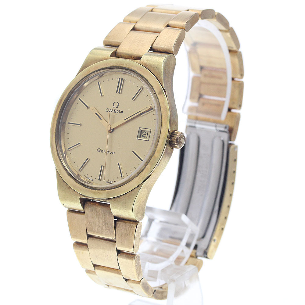 OMEGA Geneve 136.0103 Date Cal.1030 gold Dial Hand Winding Men's Watch_943346