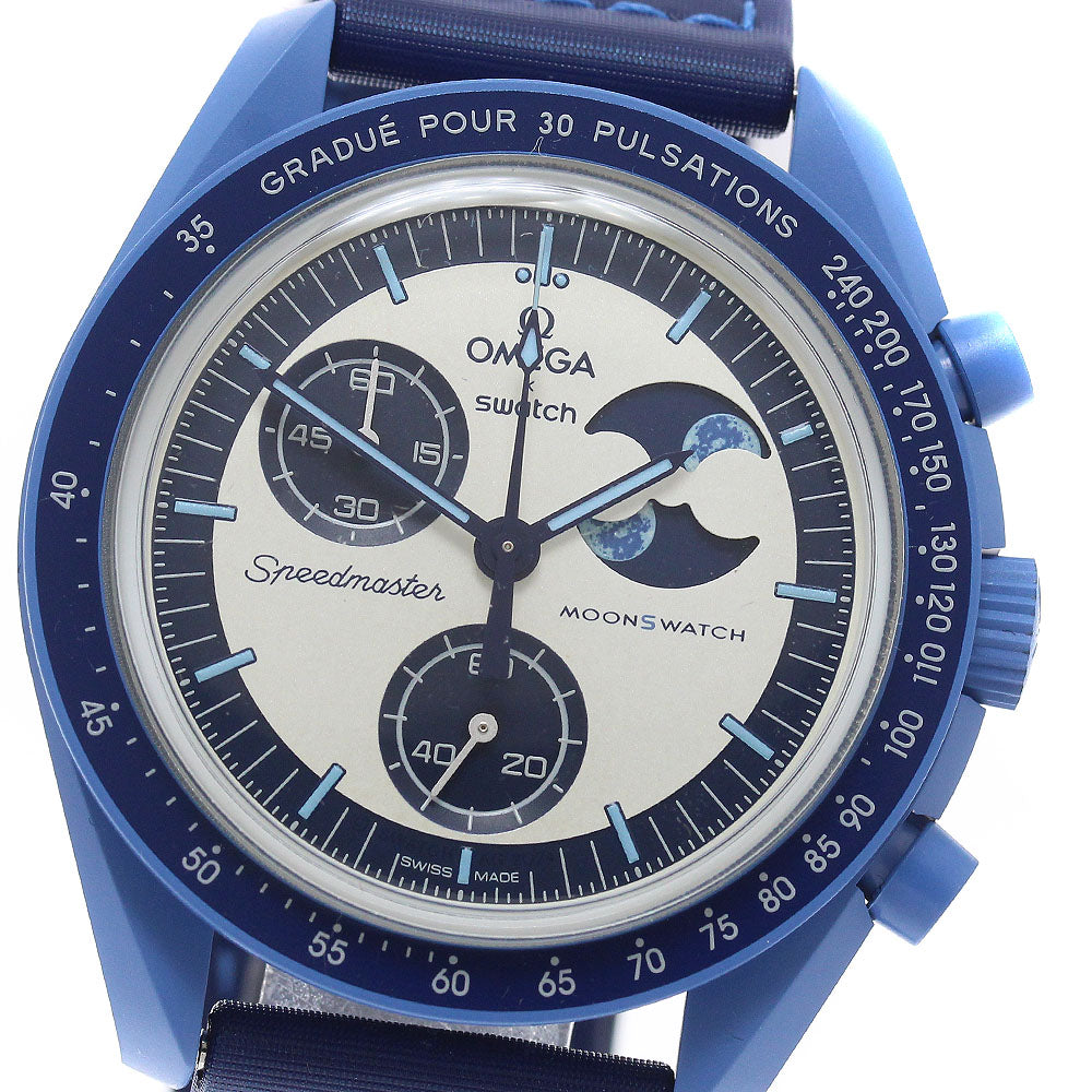 Swatch x Omega Mission to the Super Blue Moonphase SO33N700 Quartz Men's_943370