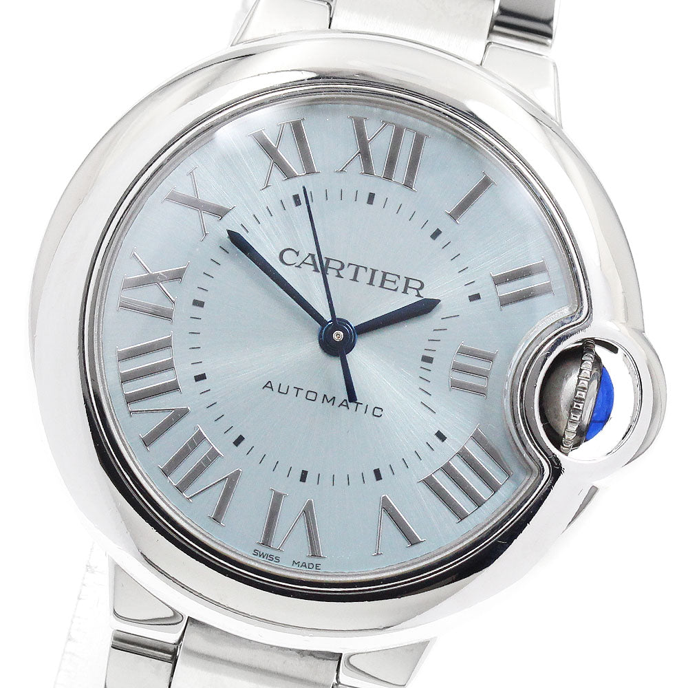 CARTIER Baron blue WSBB0062 Date Light blue Dial Automatic Ladies Watch_943394
