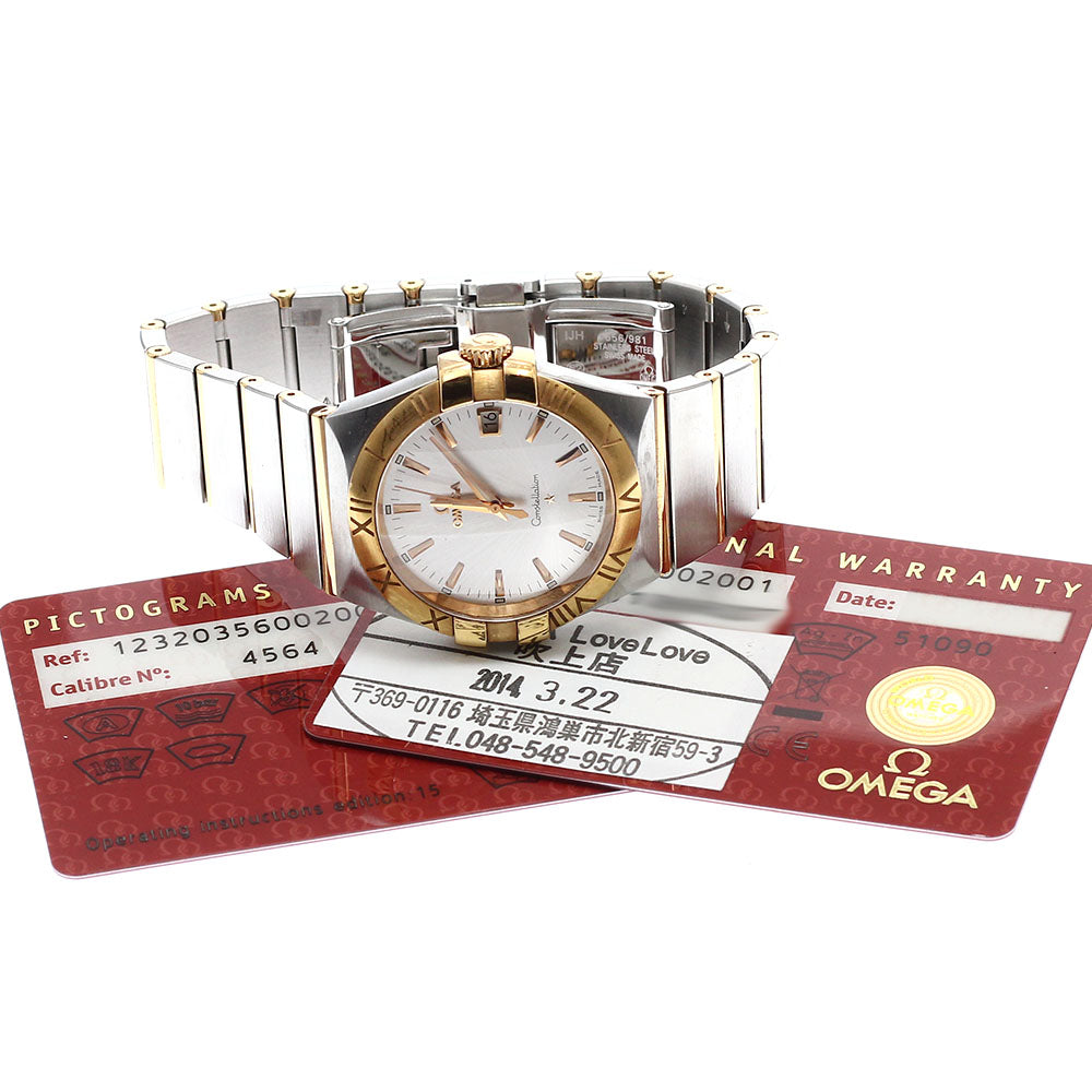 OMEGA Constellation 123.20.35.60.02.001 Date Silver Dial Quartz Men's_943448