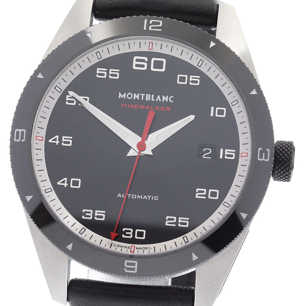 MONTBLANC Time walker 7426/116061 Date Black Dial Automatic Men's Watch_943476