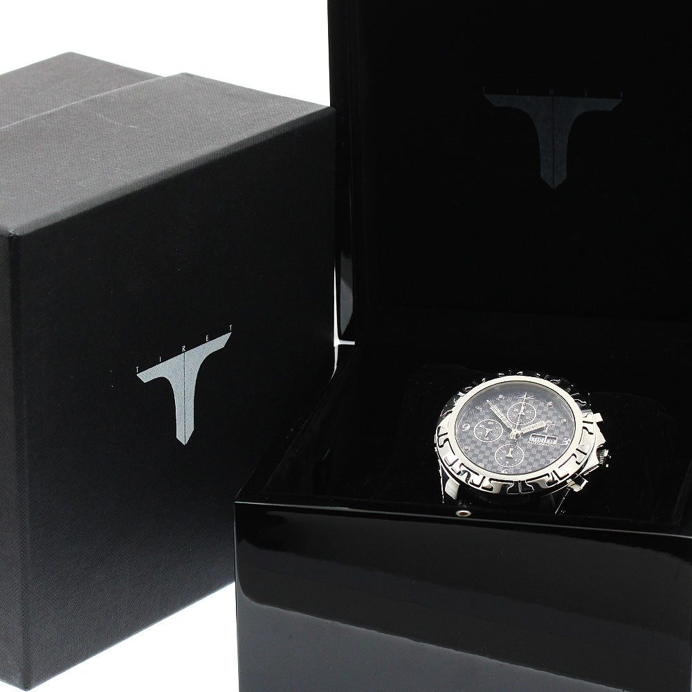 TIRET NEW YORK Chronograph 100 Chronograph day date black Dial Automatic Men's Watch_943485