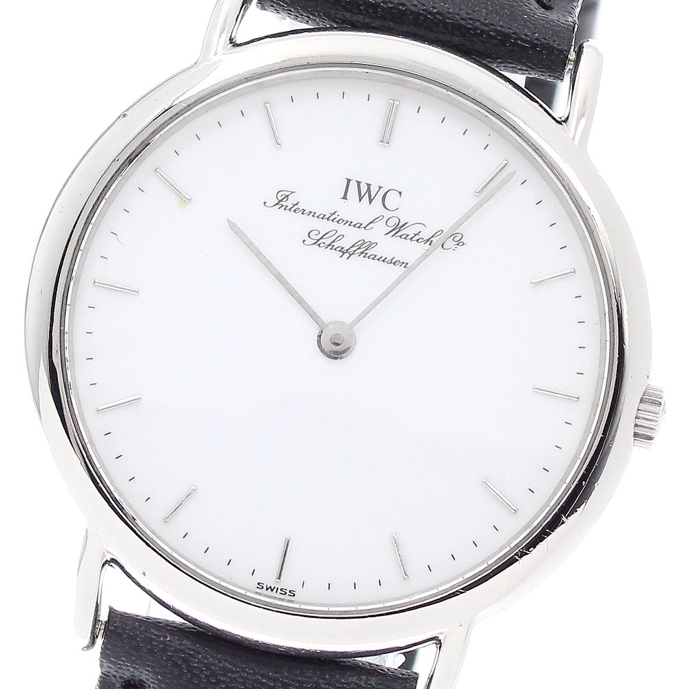 IWC SCHAFFHAUSEN Portofino IW334103 white Dial Quartz Men's Watch_943487