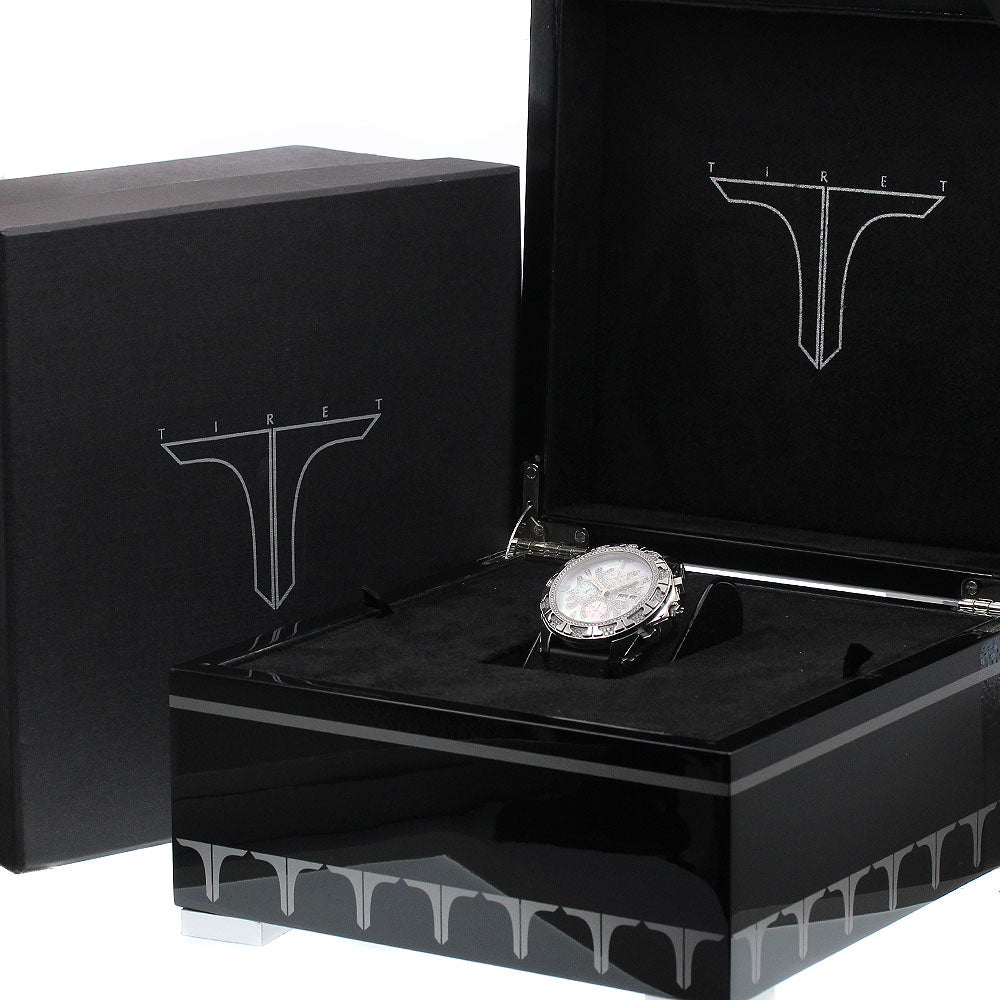 TIRET NEW YORK Chronograph 100 White MOP Splash White shell Dial Automatic Men's Watch_943491