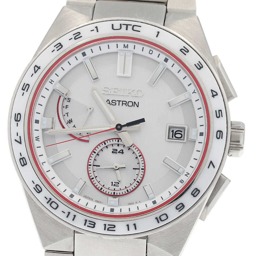 SEIKO Astron SBXY059/8B63-0BG0 Day date Solar Powered Radio Men's Watch_943520