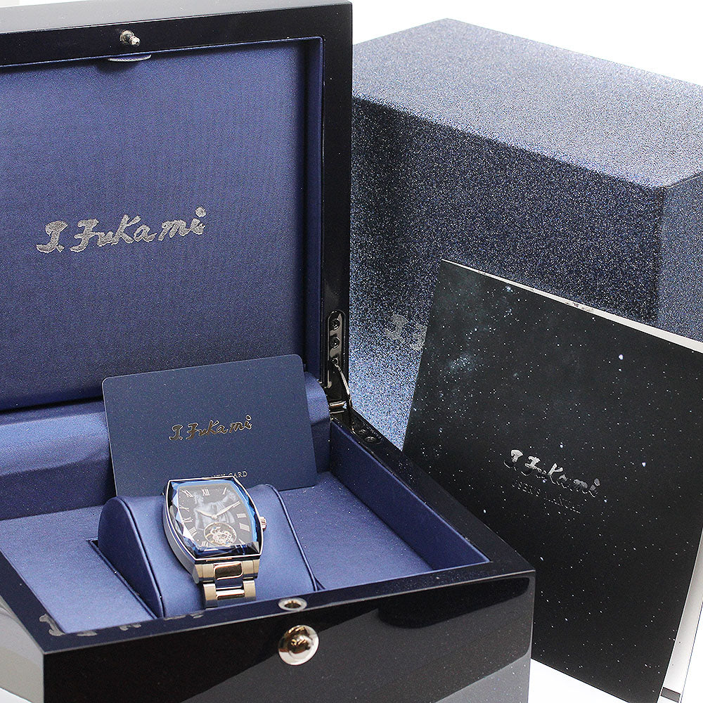 Toshyu Fukami Perseus Tourbillon Navy Dial Hand Winding Men's Watch_943533