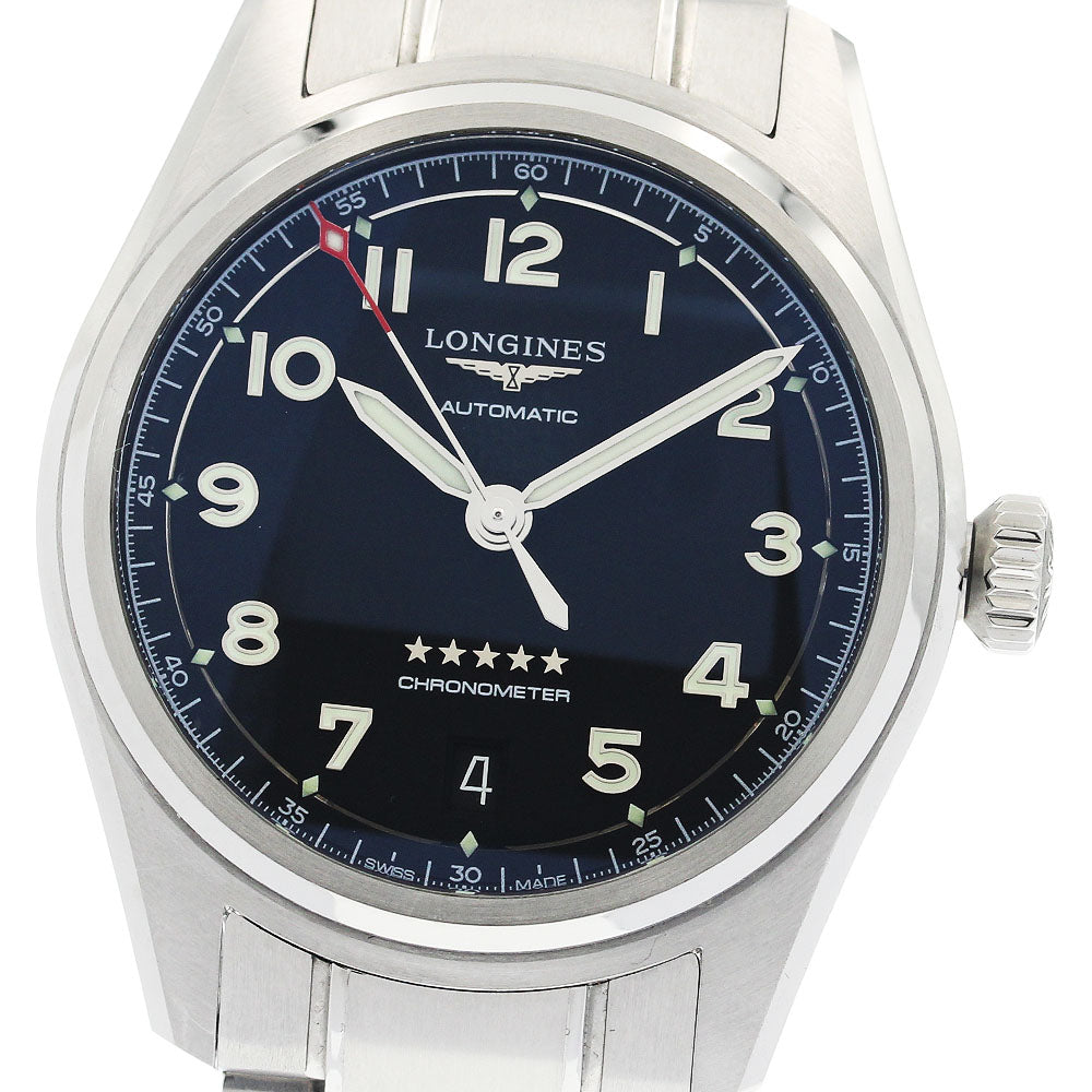 LONGINES Spirit L3.410.4.53.6 Date black Dial Automatic Men's Watch_943559