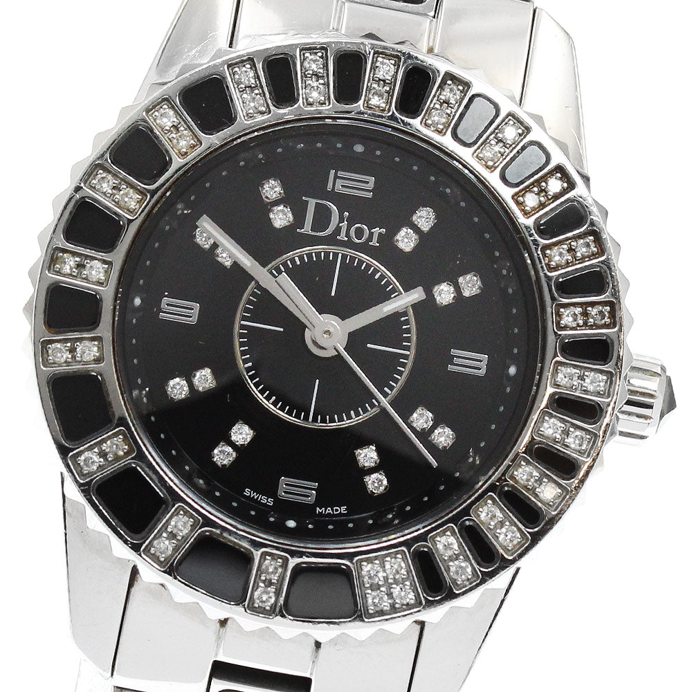 Dior crystal CD112116 Diamond bezel 16P diamond Quartz Ladies Watch_943573