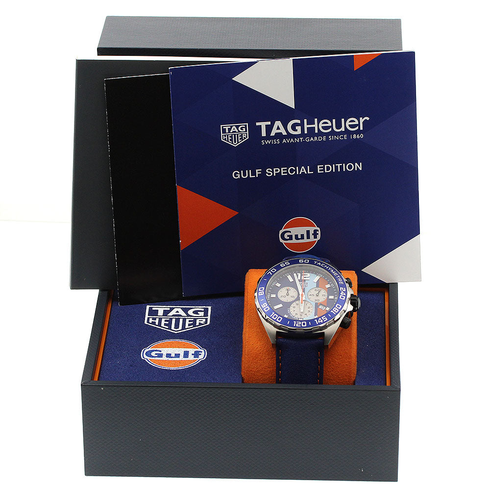 TAG HEUER Gulf Formula 1 CAZ101N.FC8243 Chronograph Quartz Men's Watch_943574