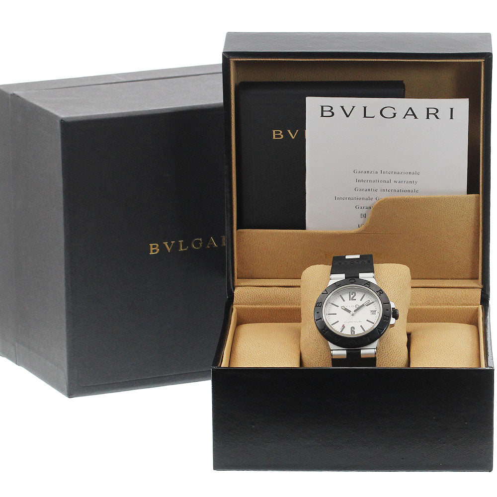 BVLGARI aluminum AL38TA Date Silver Dial Automatic Men's Watch_943575