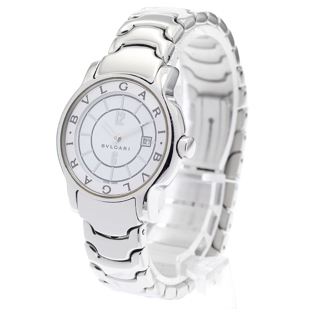 BVLGARI Solo tempo ST29S Date White Dial Quartz Ladies Watch_943597