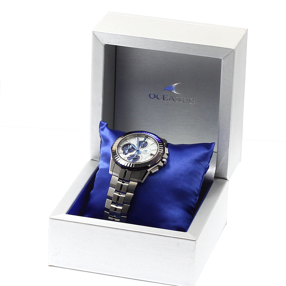 CASIO OCEANUS OCW-S6000PB-7AJR Day date Solar Powered Radio Men's Watch_943610